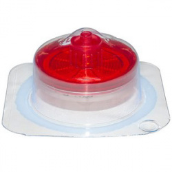 Шприцевые фильтры ABLUO, Ацетат целлюлозы (АЦ), 1.2 мкм, 25 мм, стерильные, цвет красный, 50 шт/уп FJ25ASCCA012CL01